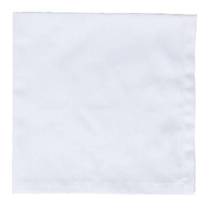 Imagen 2 del producto JUEGO DE 6 SERVILLETAS DE TELA 40X40 BLANCO