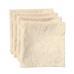 ELIZABETH PEPER - JUEGO DE 4 SERVILLETAS DE TELA 40X40 BEIGE