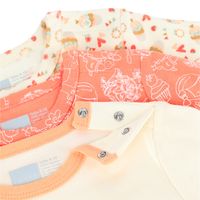 Body Manga Corta Niña Algodón Pack x 3 MT4748