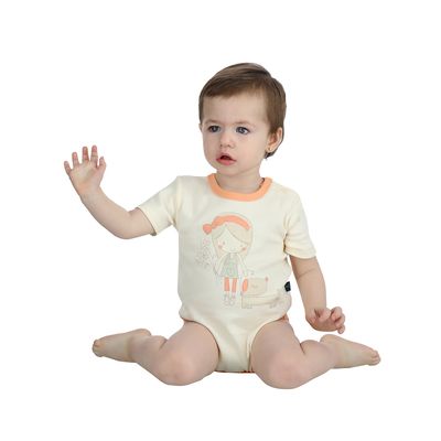 Imagen 2 del producto Body Manga Corta Niña Algodón Pack x 3 MT4748