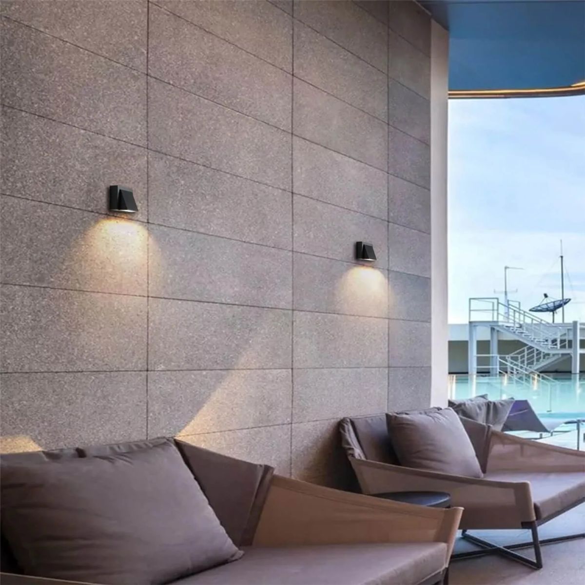 APLIQUÉ MURO LED STUDIO CONE 5W LUZ CÁLIDA IP65, marca LED STUDIO - Foto 2
