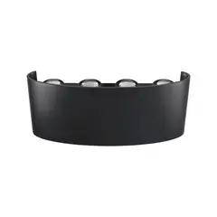 LED STUDIO - APLIQUÉ BIFOCAL RINO 24W LUZ CLDA IP65 NEGRO