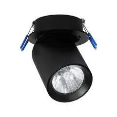 LED STUDIO - FOCO EMBUTIDO ESTHER BASCULANTE X1 DIR S/GU10 NGR