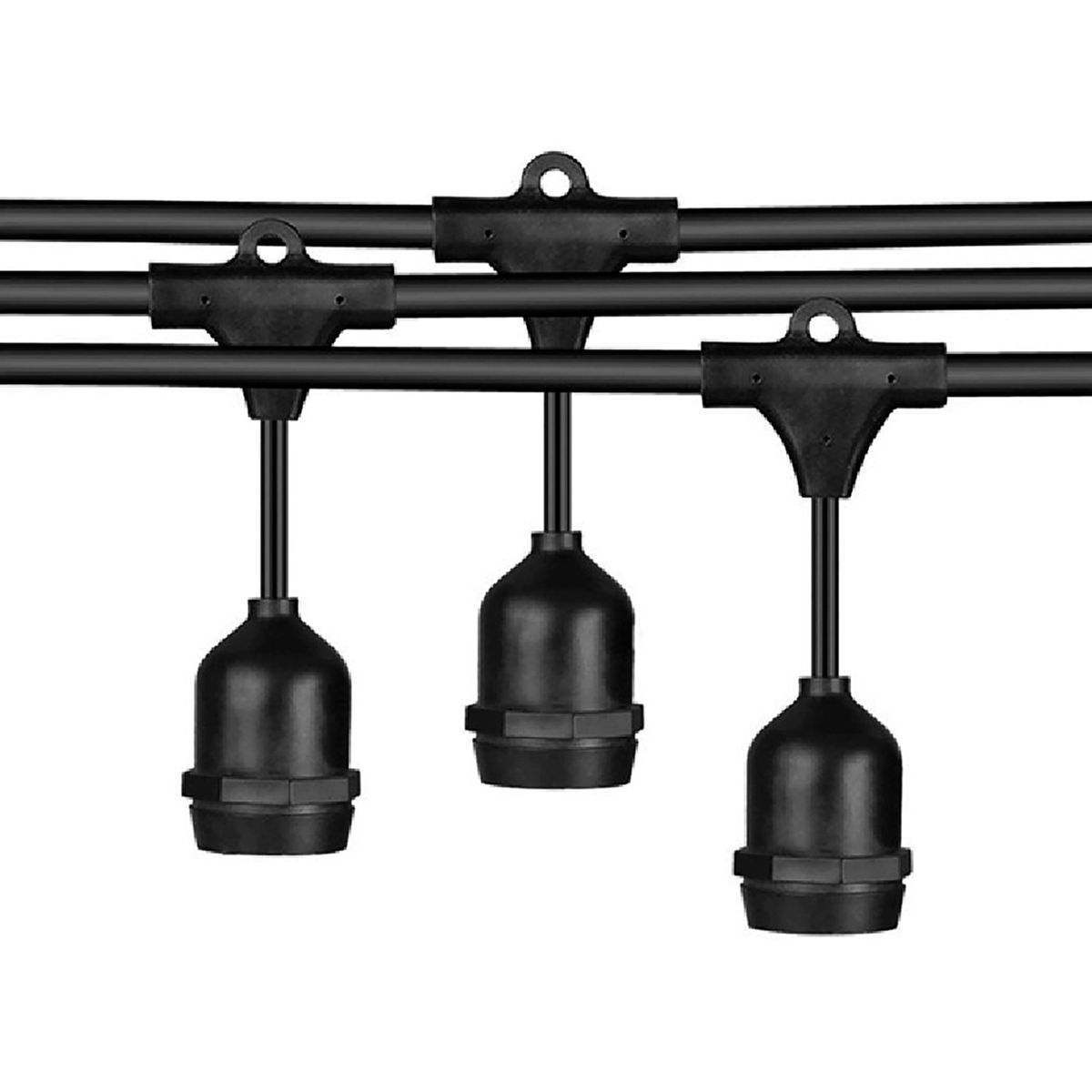 LED STUDIO - CORDÓN ORNAMENTAL LED STUDIO (SIN AMPOLLETA E27) NEGRO