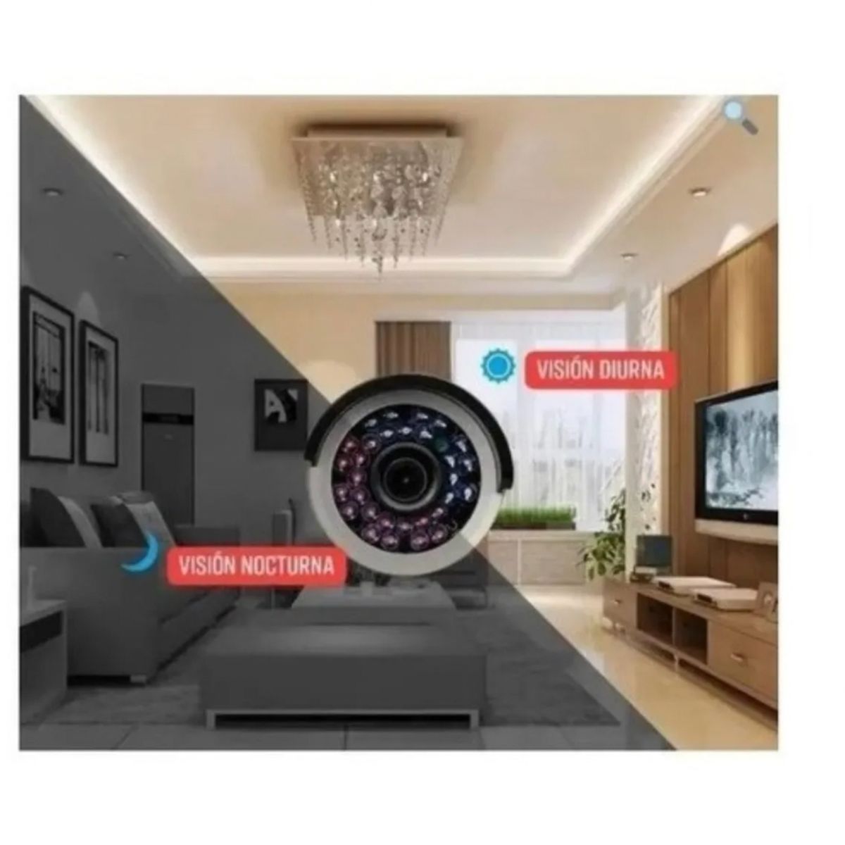 GENERICO - Kit Cctv Con 8 Cámaras De Seguridad Mas Dvr 1080p Full Hd