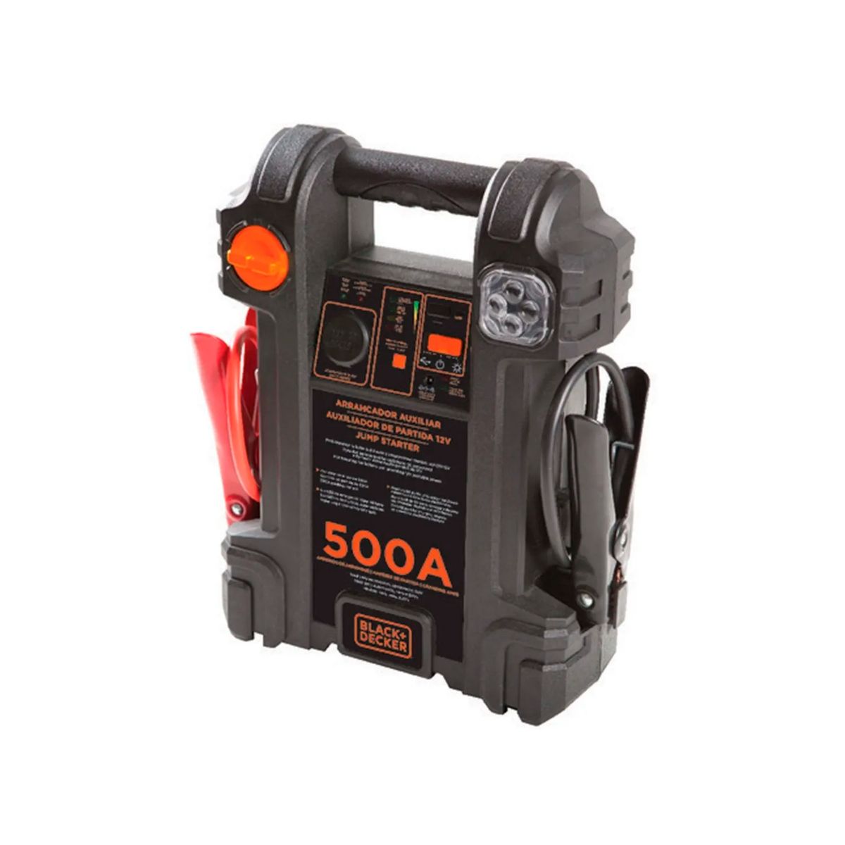 BLACK+DECKER - Partidor Auxiliar Para Autos Black+Decker JS500S-B2C 500amp