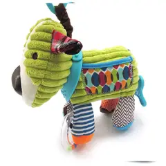 GENERICO - Peluche Juguete Perrito Sensorial con mordedor para bebe