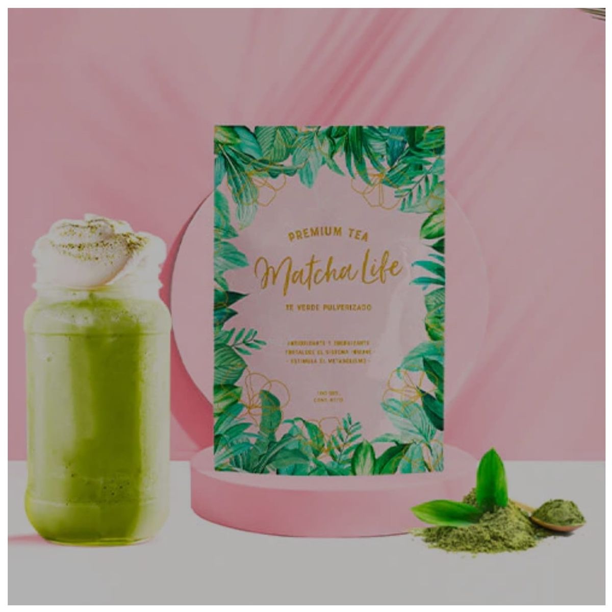 GENERICO - Pack x3 Té de Matcha Sachet Matcha Life 100 Grs