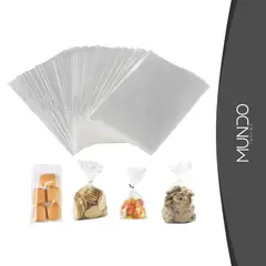GENERICO - Bolsa Plástica Rectangular Transparente 25x35 Cm 100 Unids