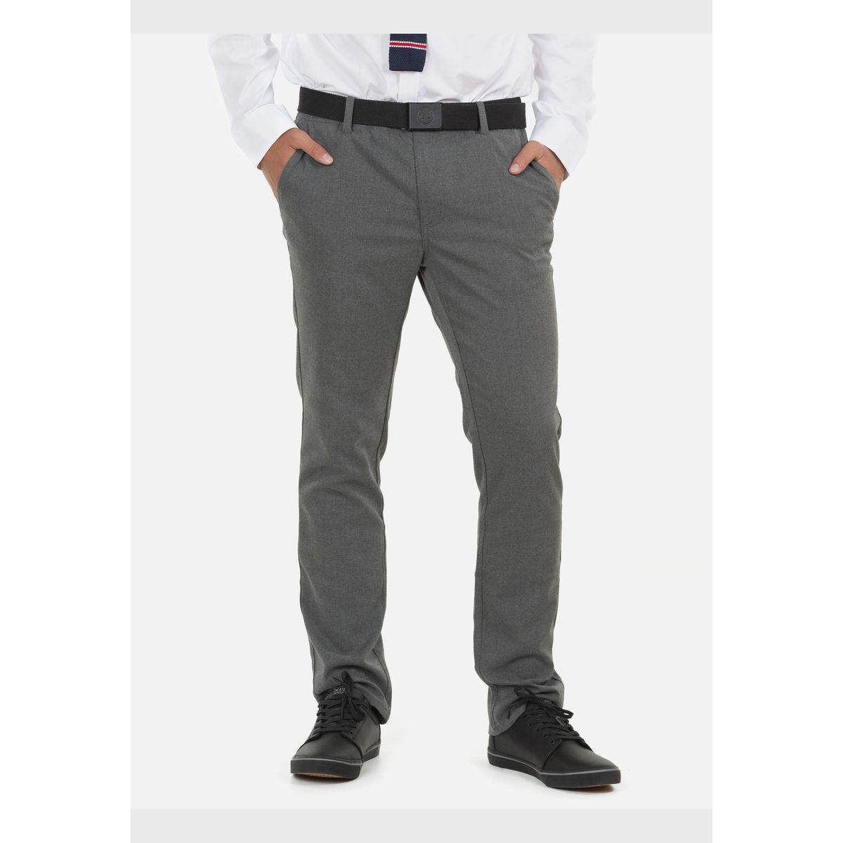 MAUI AND SONS - Pantalon Escolar Skinny Hombre Gris Maui and Sons