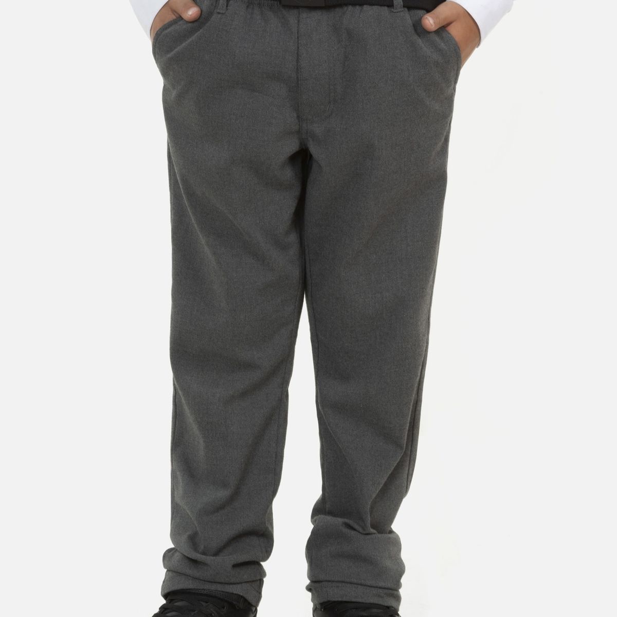 MAUI AND SONS - Pantalon Escolar Skinny Juvenil Gris Maui and Sons