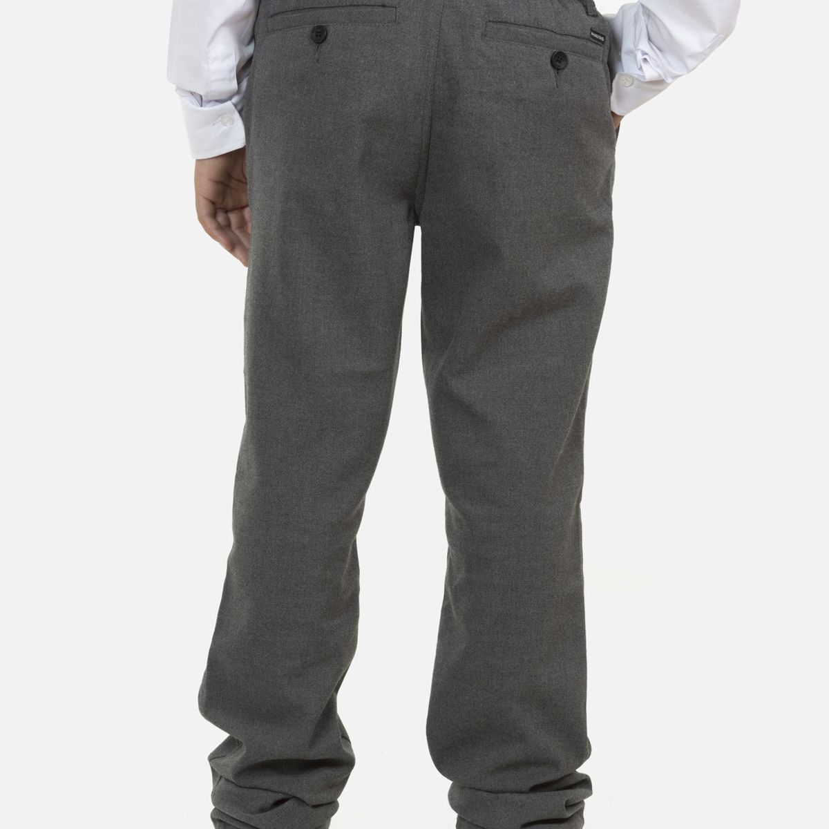 MAUI AND SONS - Pantalon Escolar Skinny Juvenil Gris Maui and Sons