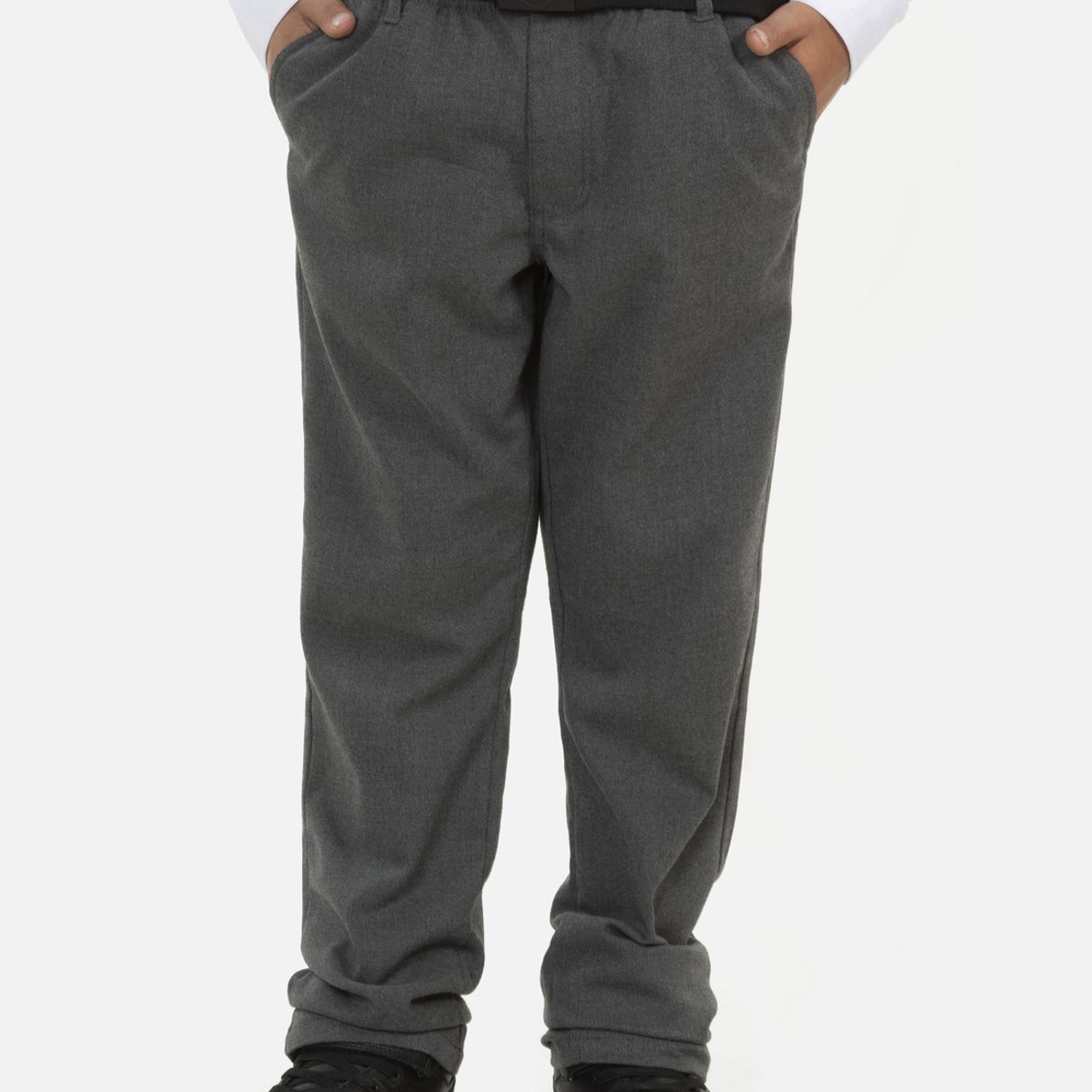 MAUI AND SONS - Pantalon Escolar Skinny Juvenil Gris Maui and Sons