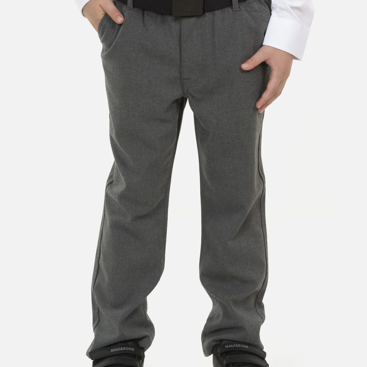 MAUI AND SONS - Pantalon Escolar Infantil Gris Maui and Sons