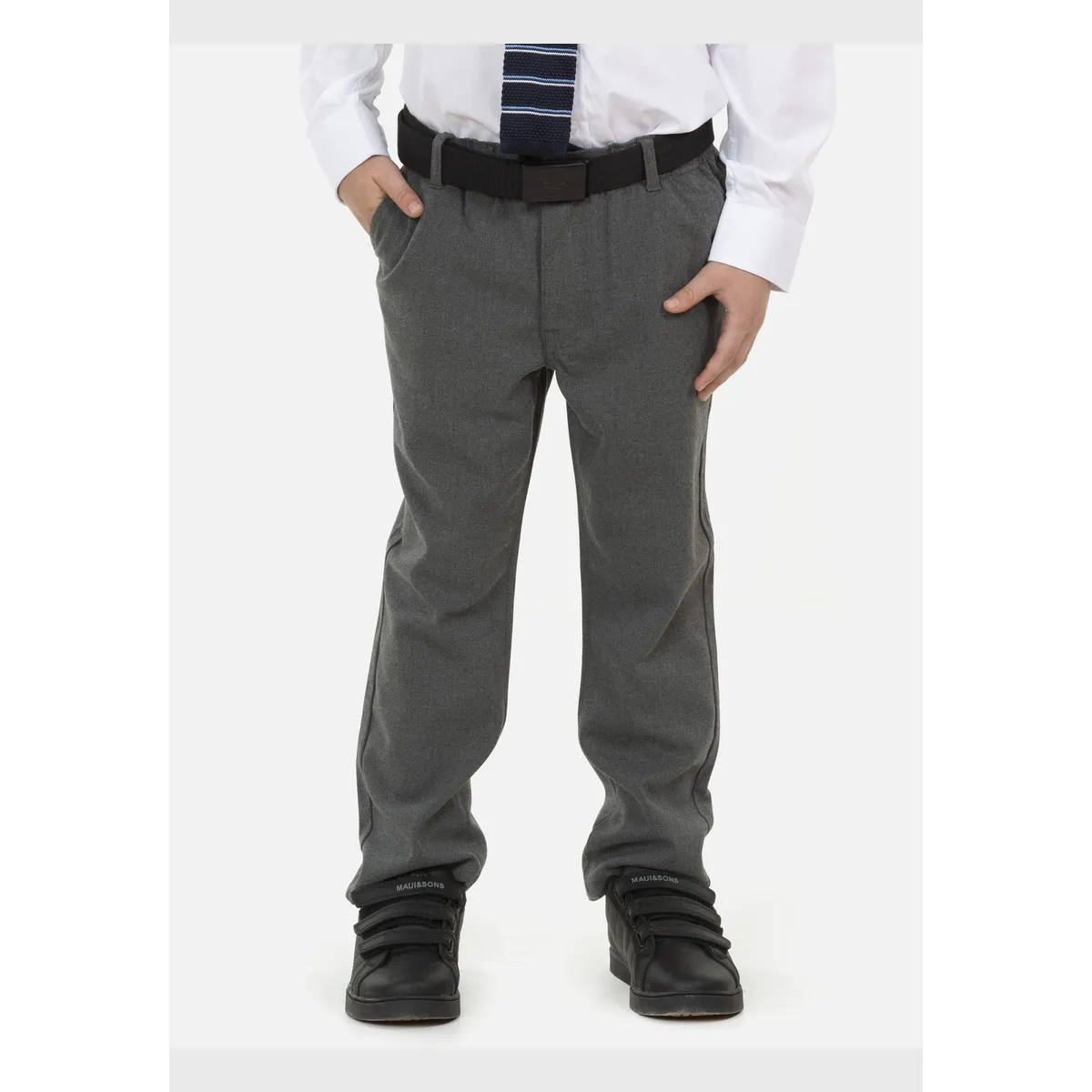 MAUI AND SONS - Pantalon Escolar Infantil Gris Maui and Sons