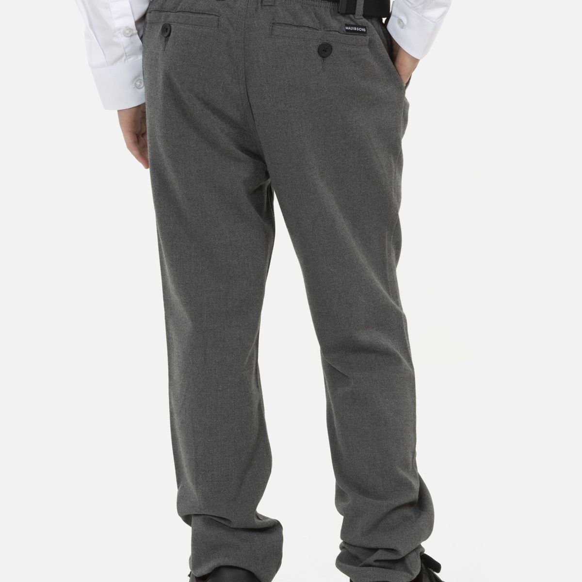 MAUI AND SONS - Pantalon Escolar Infantil Gris Maui and Sons