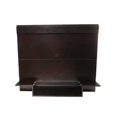 HOME & DESING - Panel Rack Tv 55 Elegant Wengue Con Vidrio Mi Casa