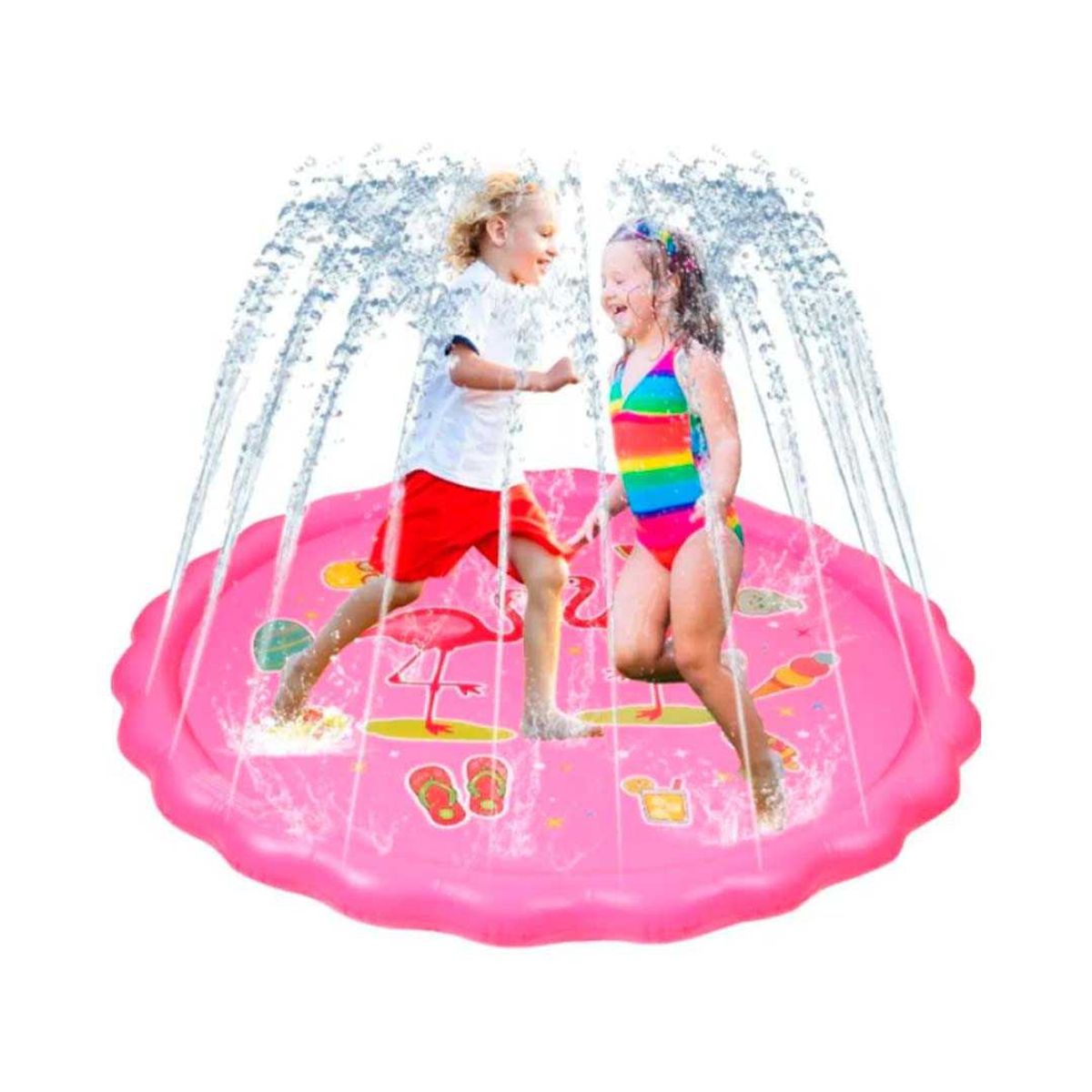 GENERICO - Alfombra De Agua 1.70 Mts. Piscinas Y Playa Rosada