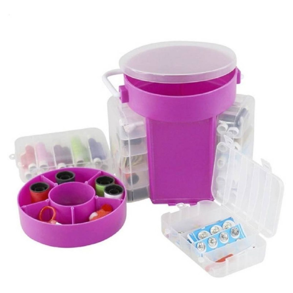 GENERICO - Costurero Organizador Set De Costura 210 Piezas