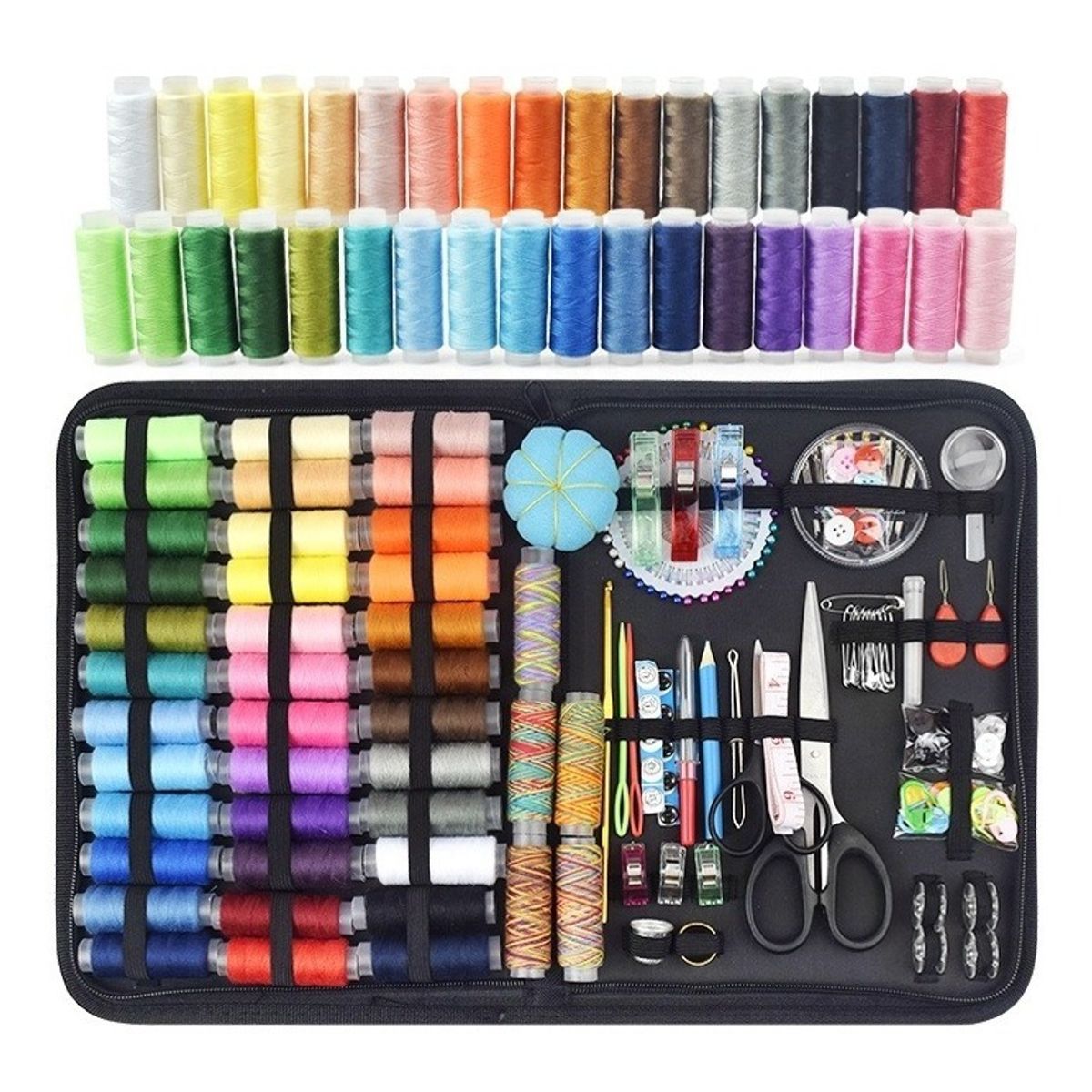 GENERICO - Set De Costura Costurero Full Completo Xxl Con Estuche
