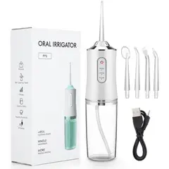 GENERICO - Irrigador Dental Limpiador De Dientes Seda Limpieza Dental Blanco