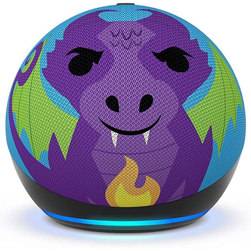 AMAZON - Amazon Echo Dot 5 Gen Kids (dragon) Asistente Virtual Alexa