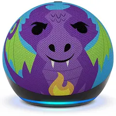 AMAZON - Echo Dot 5 Gen Kids (dragon) Asistente Virtual Alexa