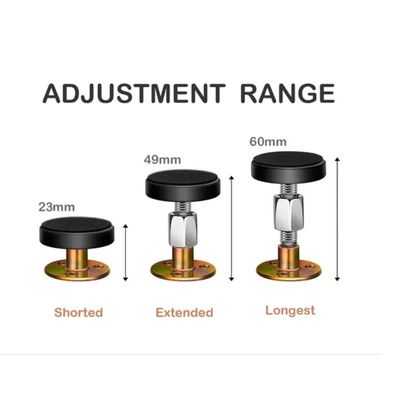 Imagen 2 del producto Tope Cama Pared Mueble Ajustable Antivibración 2 Unidades