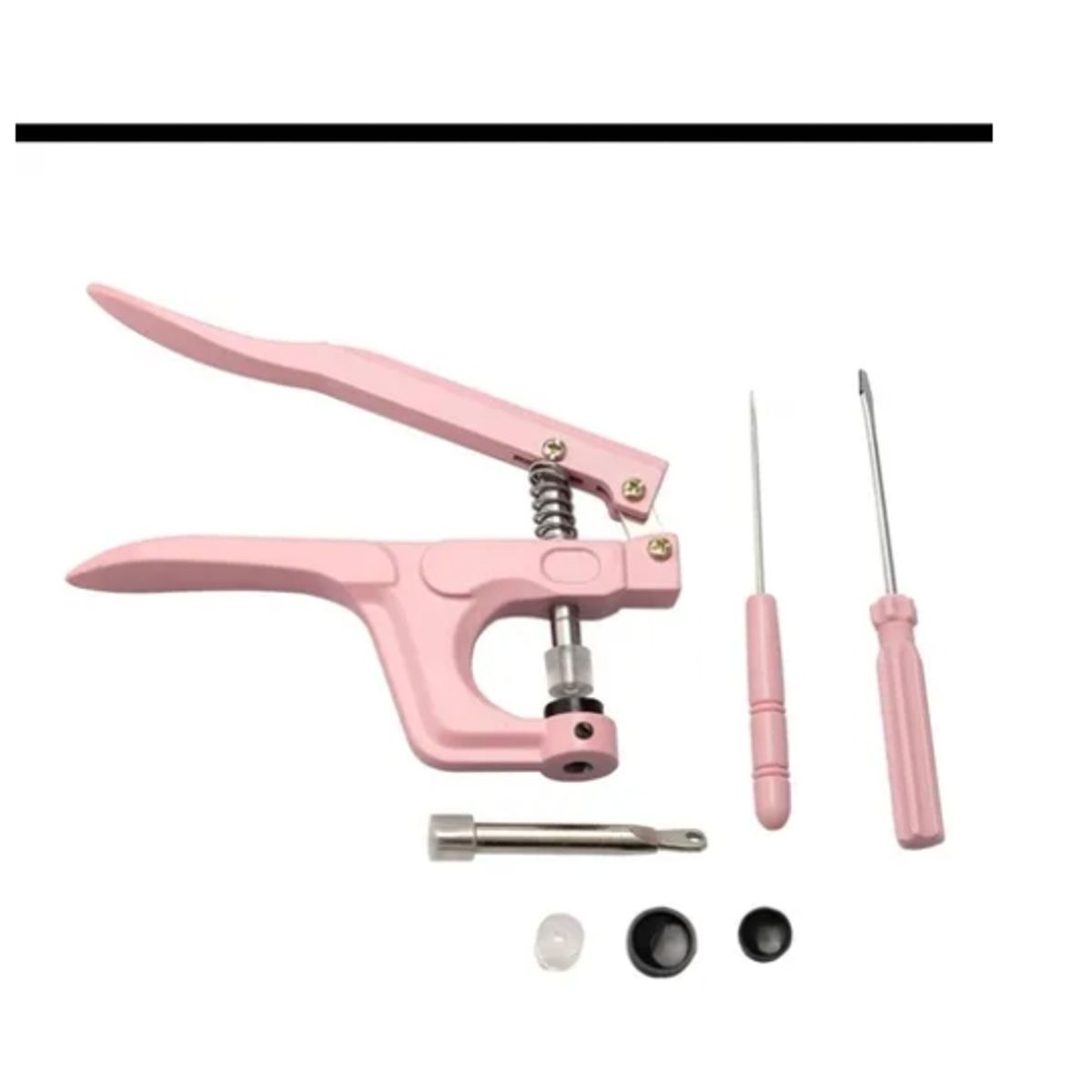 ESHOPANGIE - Pinza Remachadora Para Broches Plasticos Snap + 100 Broches