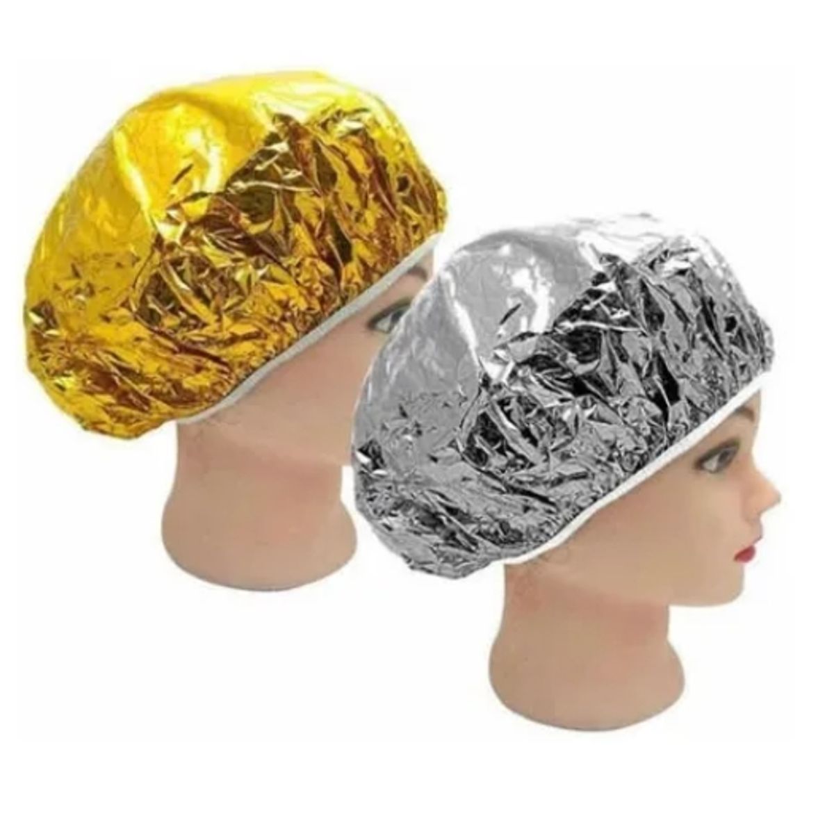 GENERICO - Pack X 12 Gorro De Aluminio Para Tratamientos