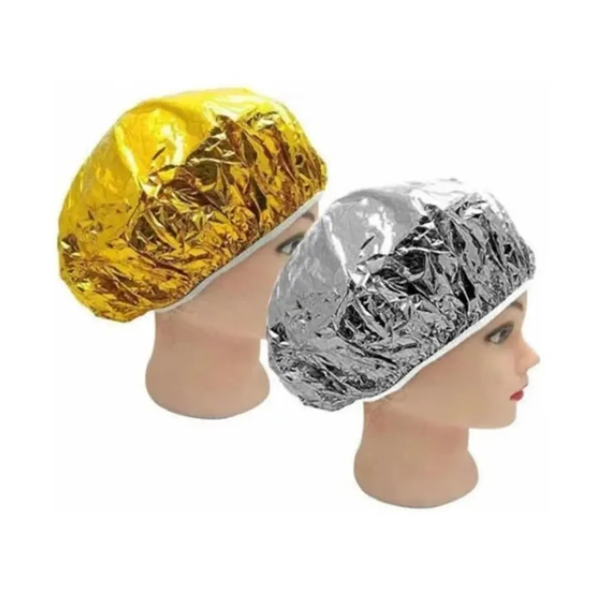 GENERICO - Pack X 12 Gorro De Aluminio Para Tratamientos