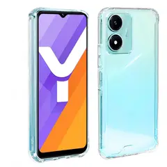 GENERICO - Carcasa Para Vivo Y02s 4G Transparente con Proteccion en Camara