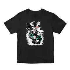 GENERICO - Polera Demon Slayer Tanjiro y Nezuko
