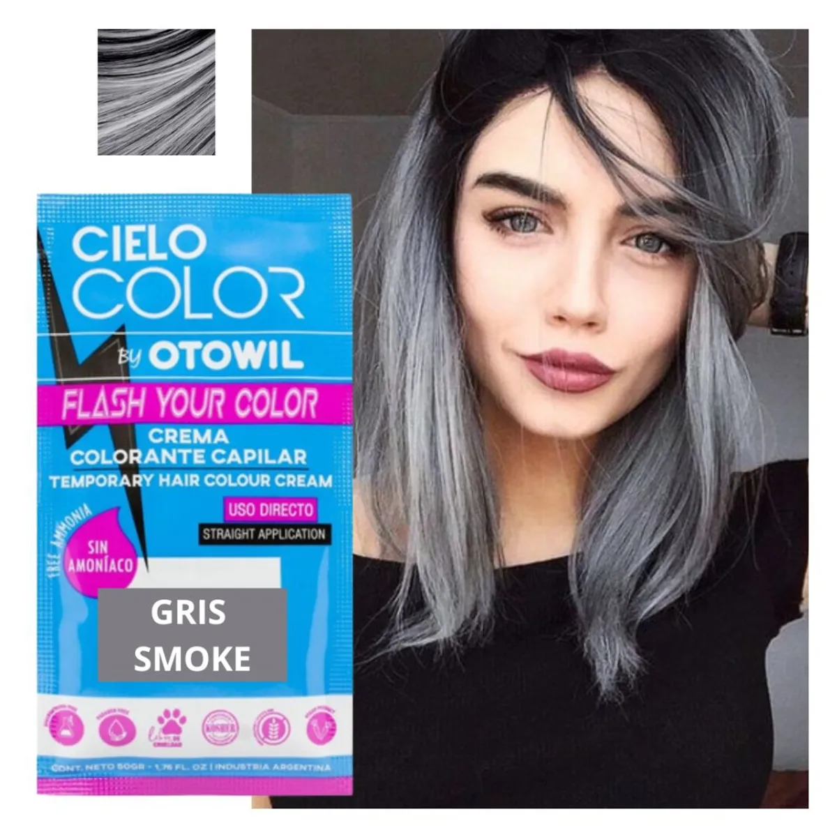 OTOWIL - Tintura De Cabello Temporal USO DIRECTO SIN AMONIACO