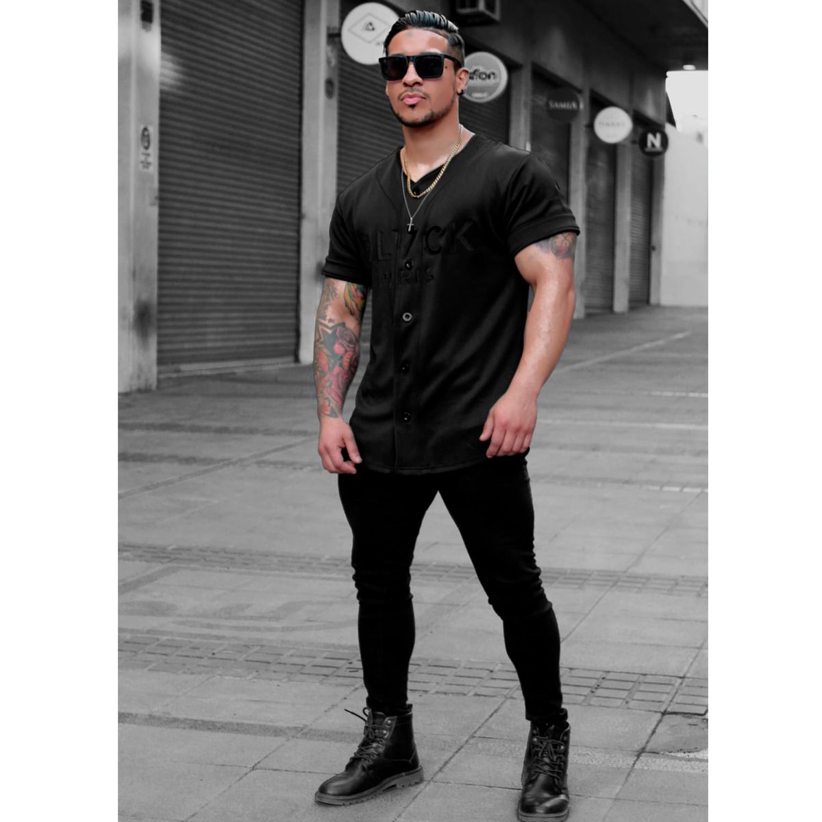 KUSSI COLLECTION - Camisa Jersey Exclusivo Blvck Paris