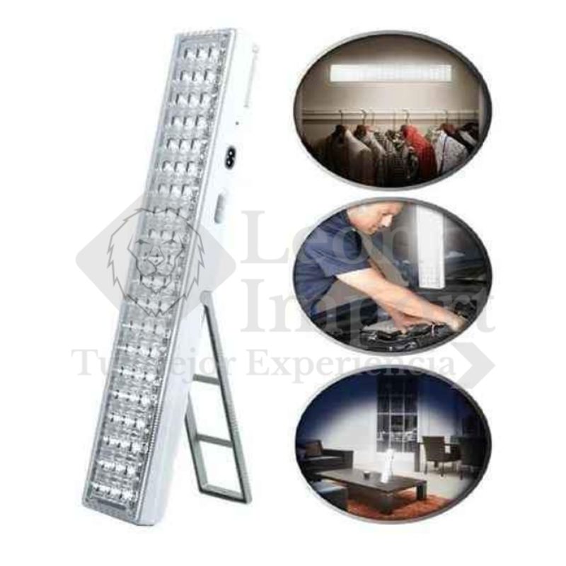 GENERICO - Lámpara Luz De Emergencia Led 60w Recargable