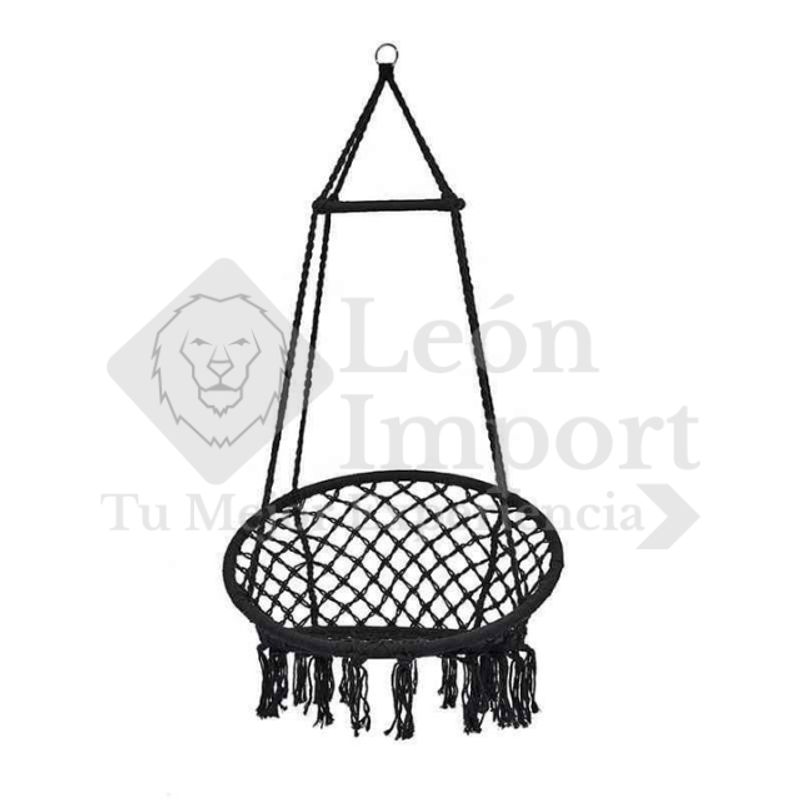 GENERICO - Silla Hamaca Colgantes Hamaca Terraza Jardin  Almohada Azul