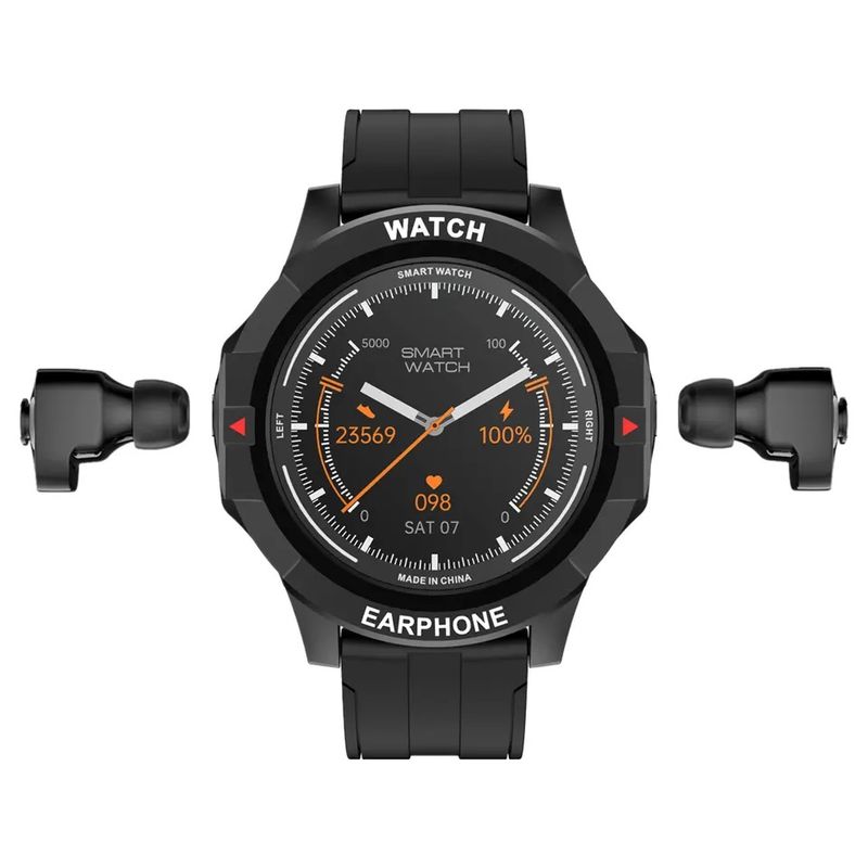 GENERICO - Reloj Inteligente Smartwatch Bluetooth con Auriculares N15