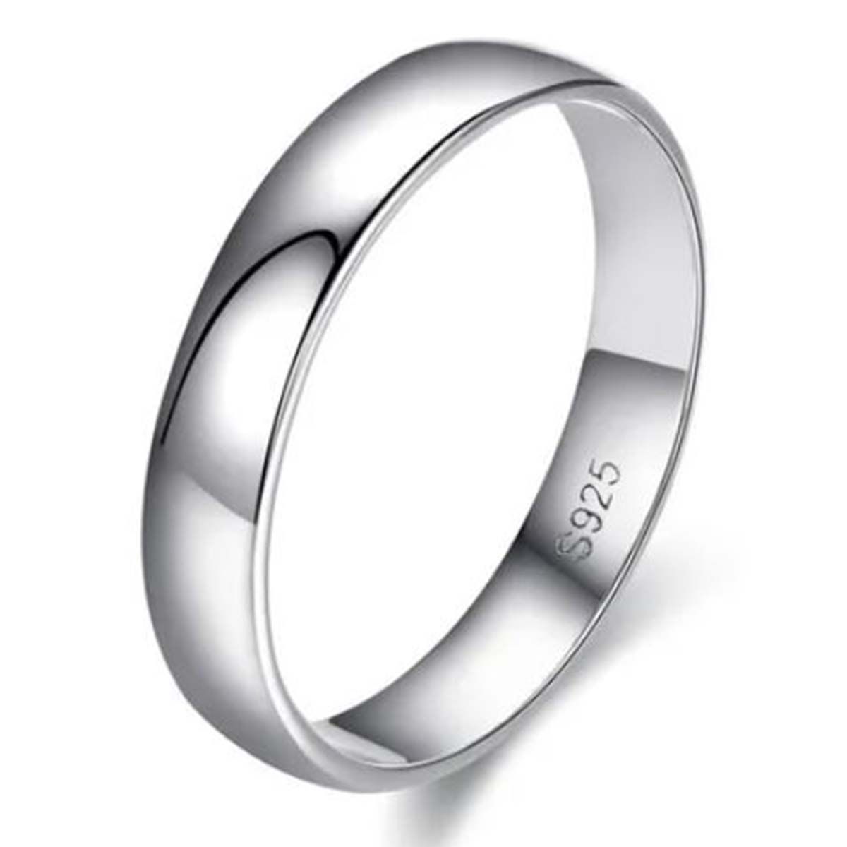 GENERICO - Anillo Argolla Joya Plata 925 Matrimonio Boda compromiso Parejas