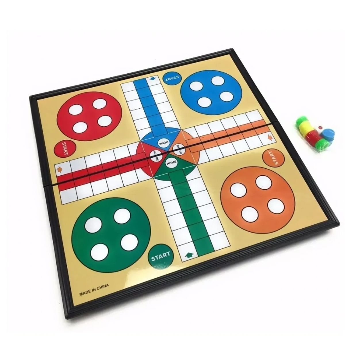GENERICO - Ludo Magnetico Juego Mesa Clásico Educativo Tablero 18x18