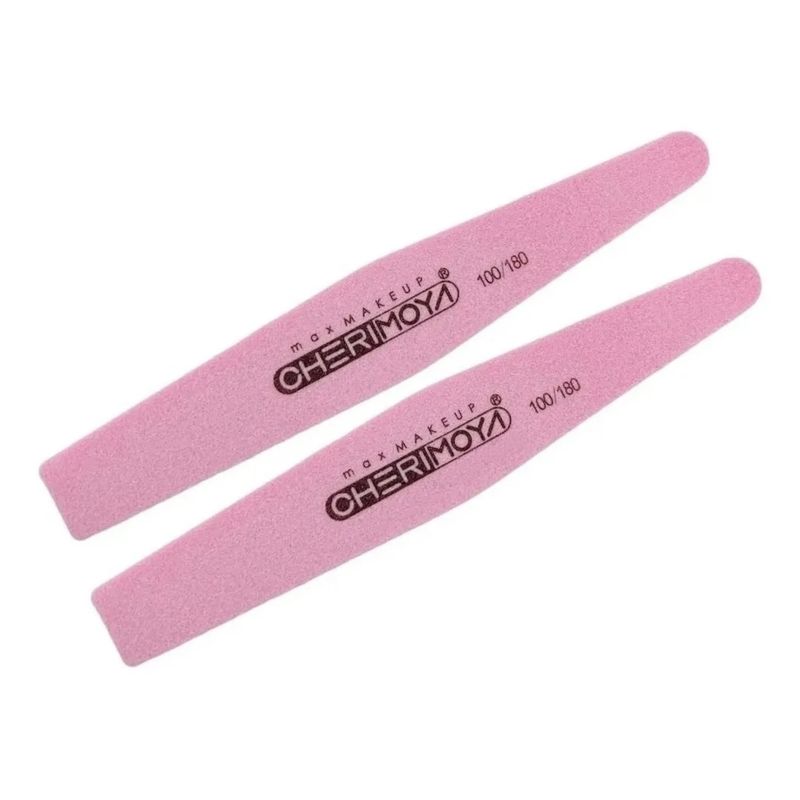 CHERIMOYA - Limas Sponge 100/180 Para Uñas Pack 2 Unidades Cherimoya