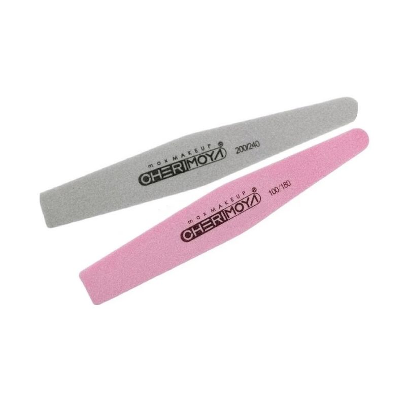CHERIMOYA - Limas Sponge 100/180-200/240 Para Uñas Pack 2 Und Cherimoya