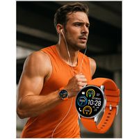 Smartwatch IP68 Compatible Android y Apple Pantalla 128 pulgadas BT 5 Notificaciones Salud