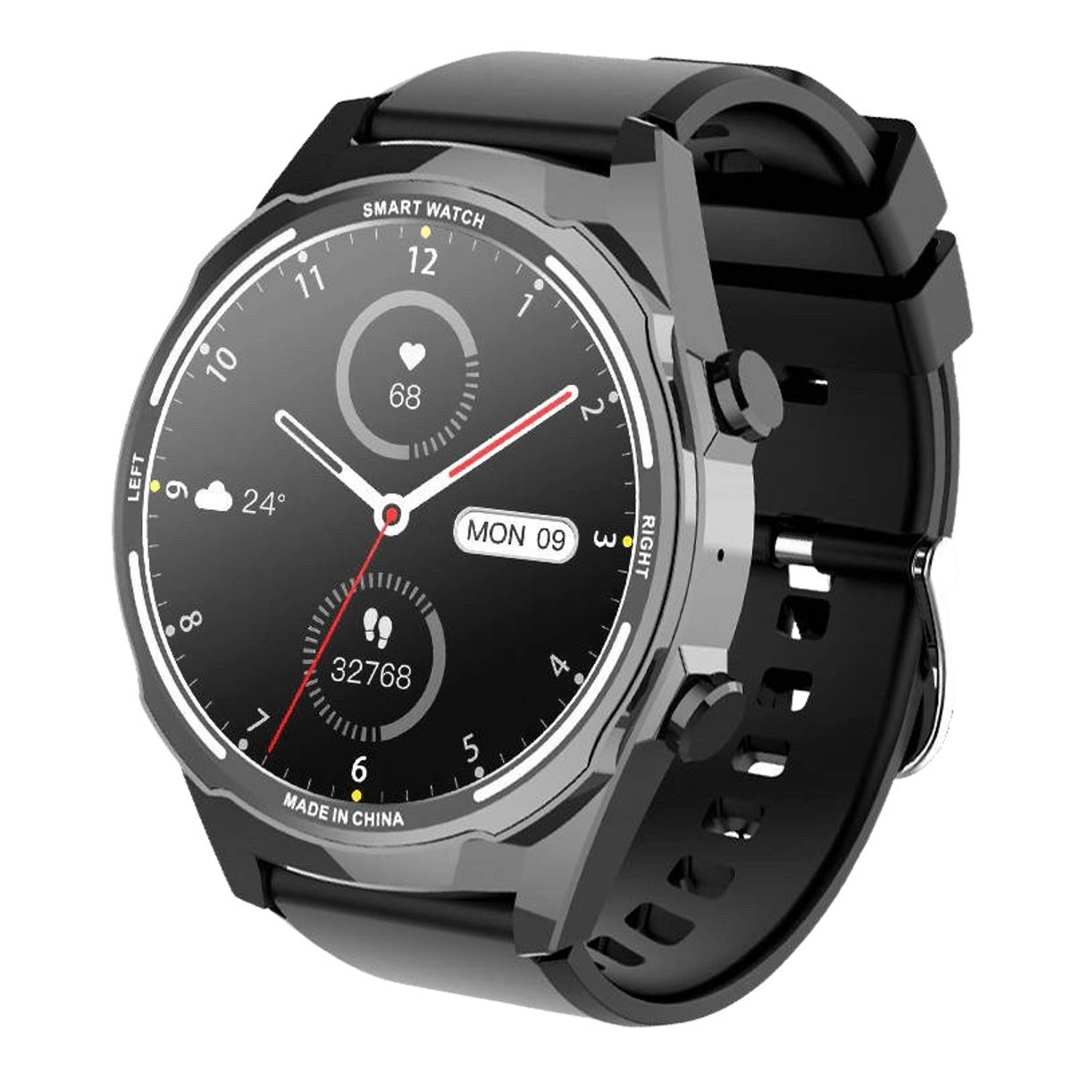 GENERICO - Reloj Inteligente Smartwatch Bluetooth Sport 1.6 Pulgadas Pantalla UHD Notificaciones Salud 680mAh