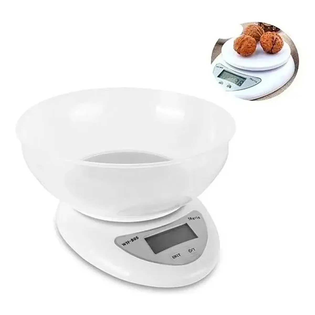 GENERICO - Balanza Digital Pesa Cocina  Bowl Medidor Repostería 5kg