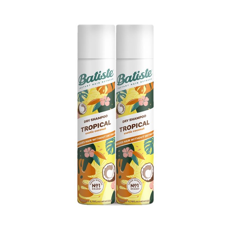 BATISTE - Shampoo Seco Pack 2 Batiste Tropical 200ml