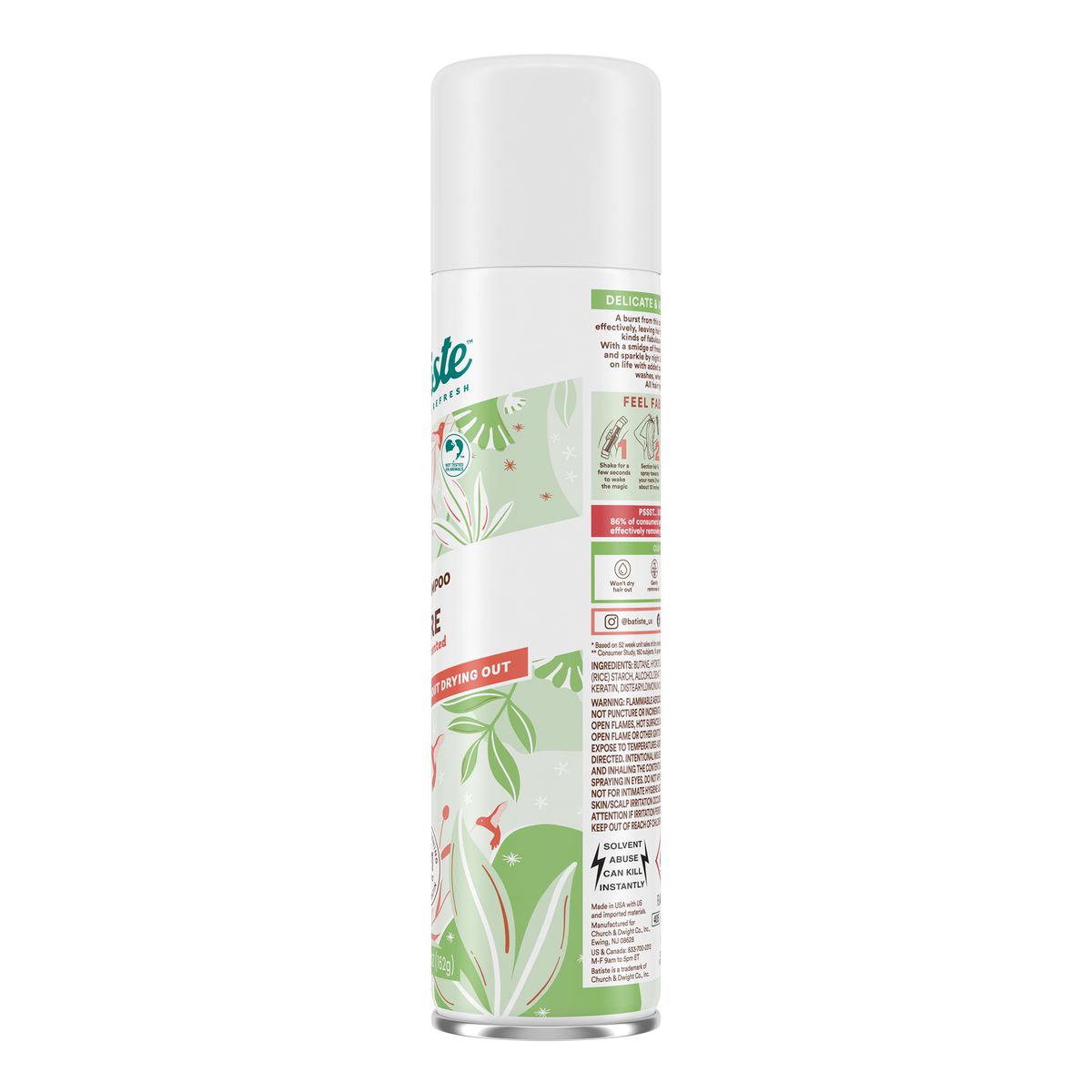 BATISTE - Shampoo Seco Pack 2 Batiste Pack 2 Batiste 200ml Bare