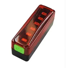 GENERICO - Luz trasera para bicicletas y scooters roja