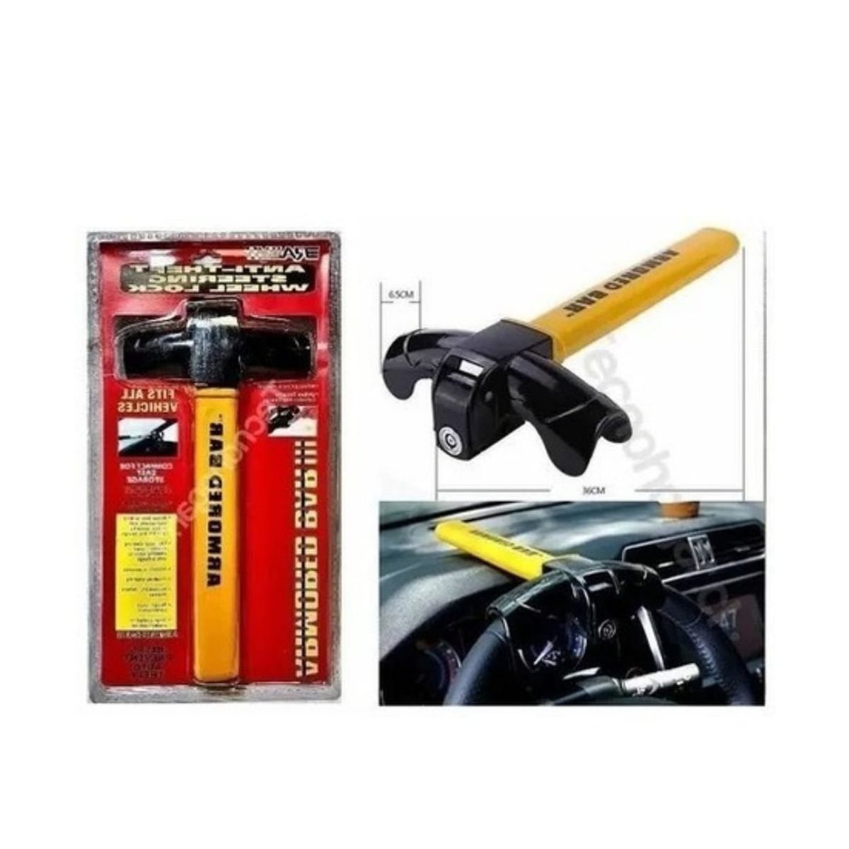 GENERICO - Traba volante para Autos y camionetas universal