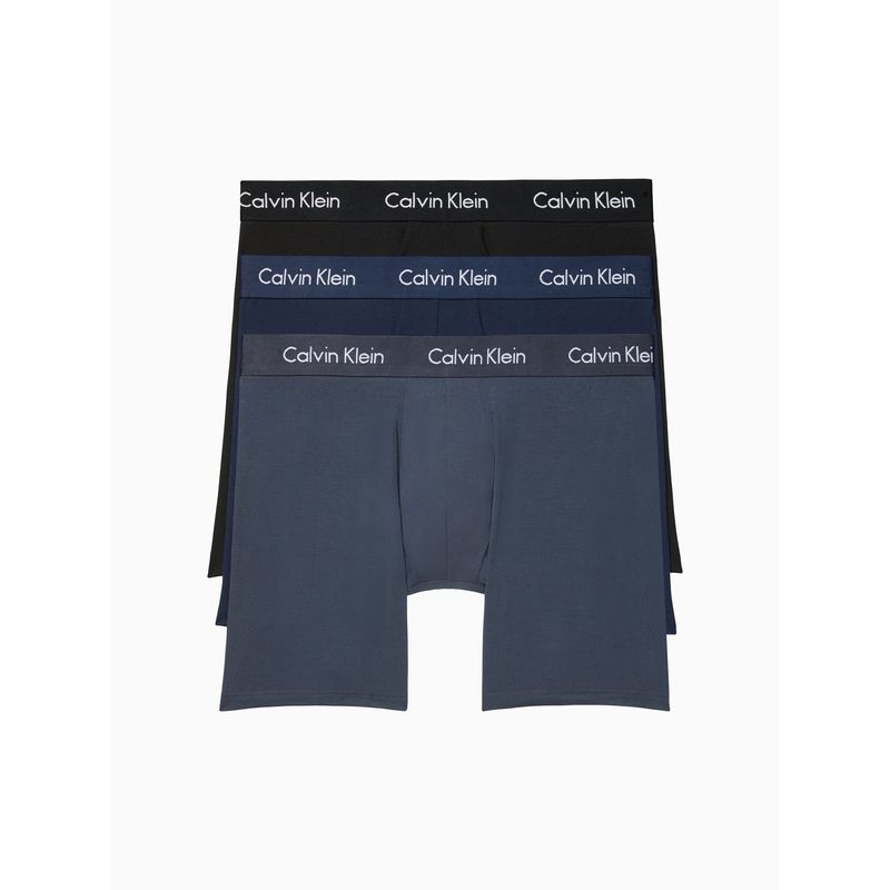 CALVIN KLEIN - Pack 3 Boxers Largos - Body Modal Azul Calvin Klein